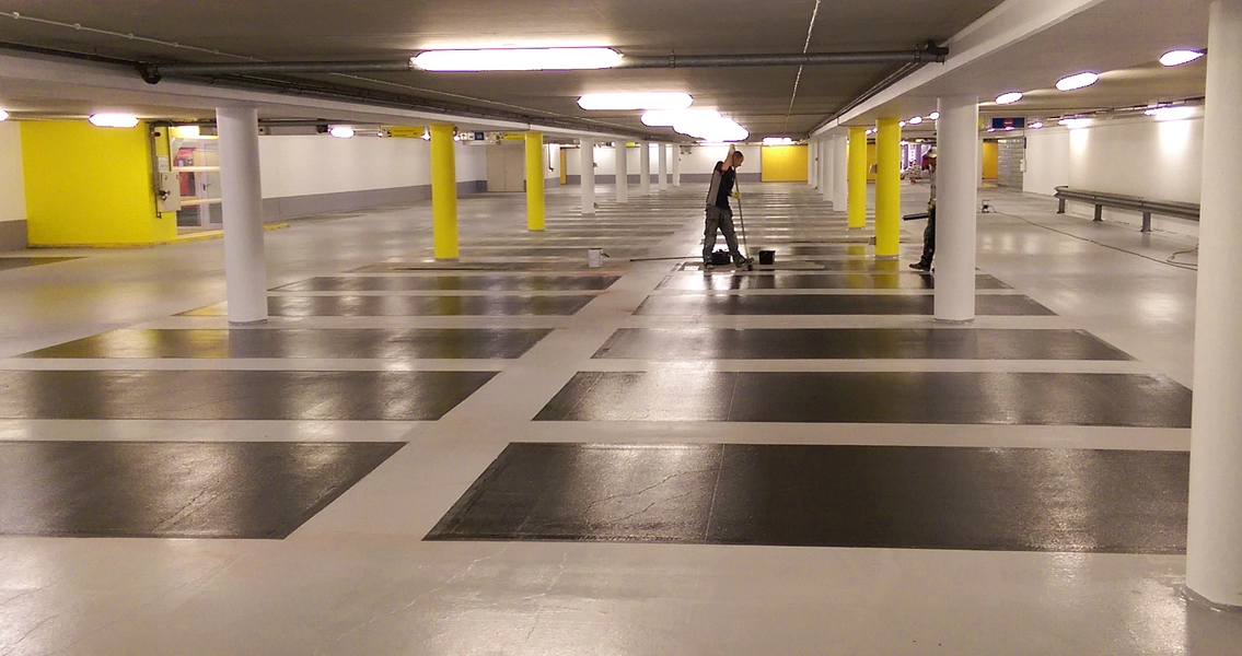 De coatingwerkzaamheden van parkeergarage P3 Mikado in Amsterdam konden binnen vijf dagen worden uitgevoerd.