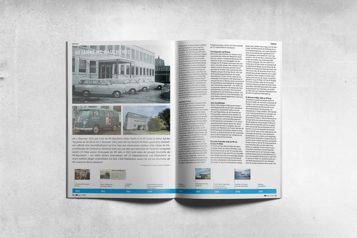 TOPTHEMA: 60 jaar MC-Bauchemie – Beton en Diamant